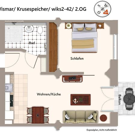 Krusespeicher Krusespeicher 2-42 Wißmar Exterior foto